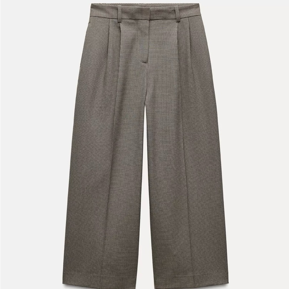 Zara Hounstooth Culottes